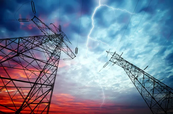 Electricity Towers — Stock Photo, Image