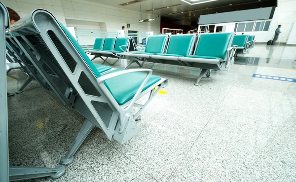 Bench in the shanghai pudong airport — Stock Photo, Image