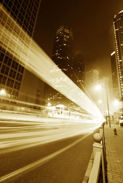 The light trails — Stock Photo, Image