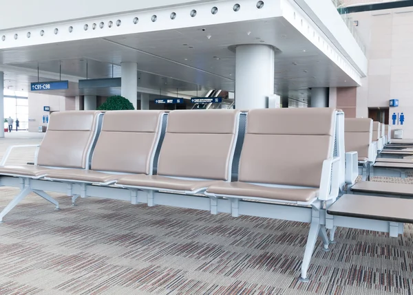 Bench in the shanghai pudong airport — Stock Photo, Image