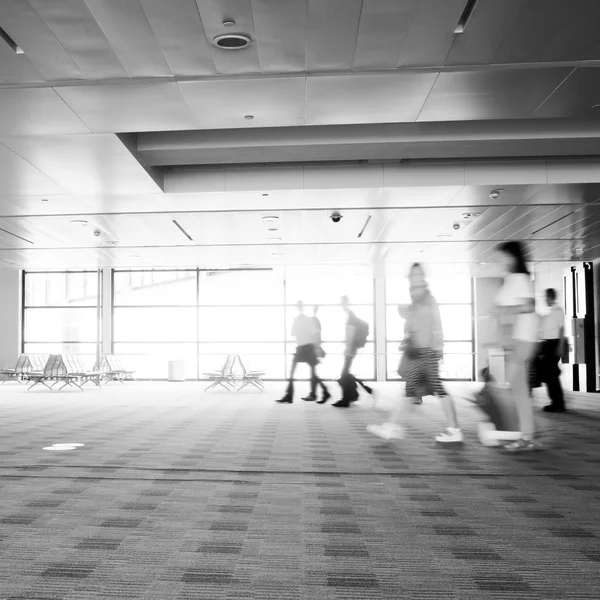 Passenger in the shanghai pudong airport — Stock Photo, Image