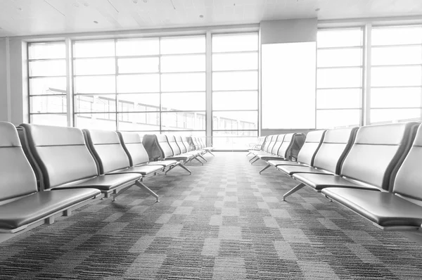 Bench in the shanghai pudong airport Royalty Free Stock Photos