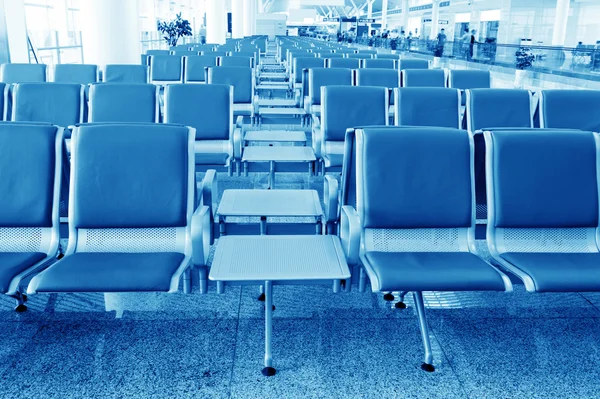 Bench in the shanghai pudong airport — Stock Photo, Image