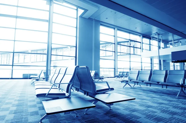 Bench in the shanghai pudong airport — Stock Photo, Image