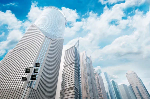 Shanghai Pudong street view — Stock Photo, Image