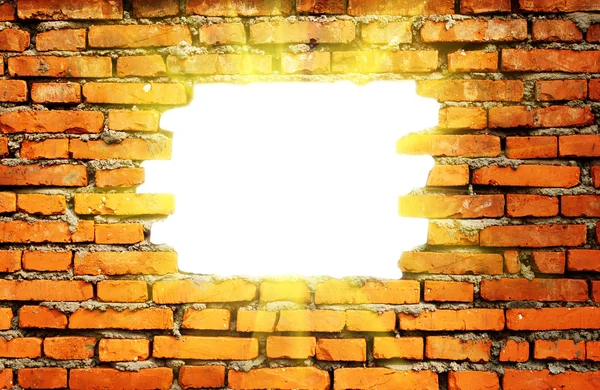 Sunlight through the hole — Stock Photo, Image