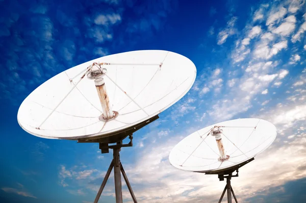 Satellite dish antennas — Stock Photo, Image