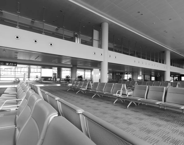 Πάγκο στο αεροδρόμιο pudong Σαγκάη — Φωτογραφία Αρχείου