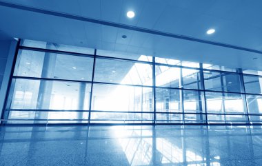görüntü morden ofis binası içinde pencere eşiği