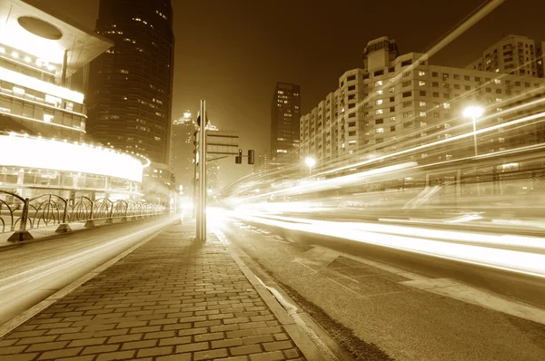 Los senderos de luz — Foto de Stock