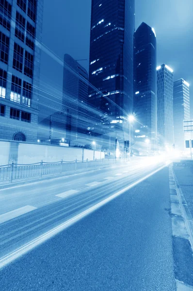 The light trails in shanghai — Stock Photo, Image