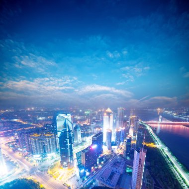 nanchang Çin'de kuş görünümü.