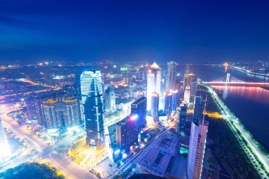 nanchang Çin'de kuş görünümü.