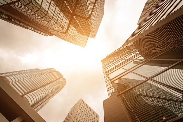 Modern business center in hongkong — Stock Photo, Image