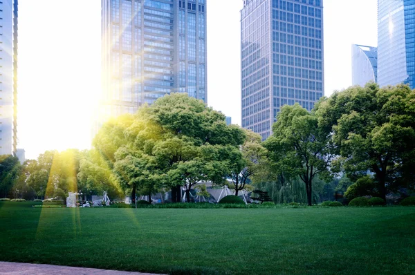 The modern building in shanghai — Stock Photo, Image