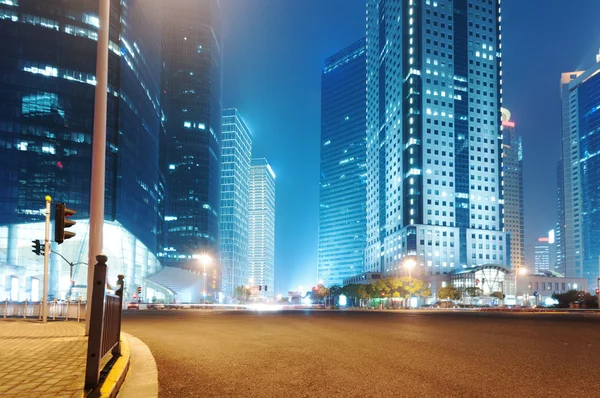 The night view in shanghai — Stock Photo, Image