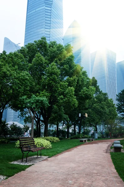 Das moderne Gebäude in Shanghai — Stockfoto