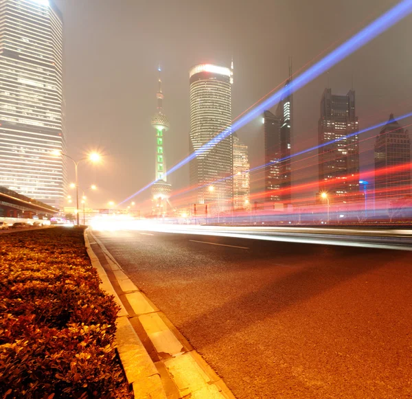 Den lätta spår i shanghai — Stockfoto