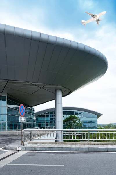 Edificio del aeropuerto T3 en beijing china . — Foto de Stock