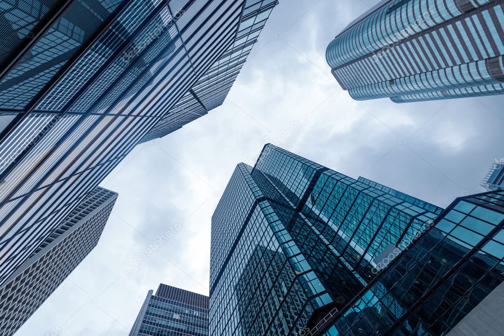 modern business center in hongkong