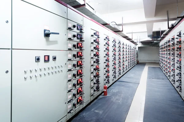 Substation in a power plant. — Stock Photo, Image