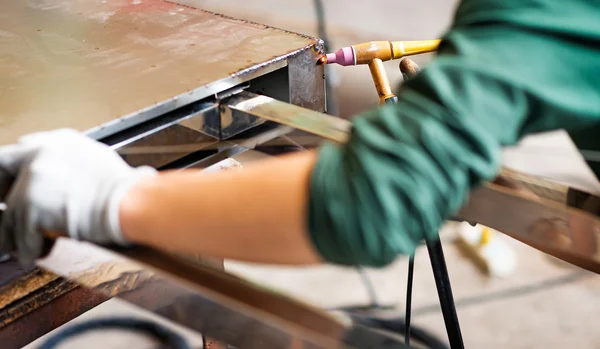 Welder at work — Stock Photo, Image