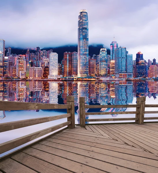 Hong kong victoria hafen — Stockfoto