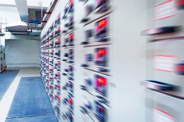 bir santral, elektrik enerjisi dağıtım Trafo Merkezi.
