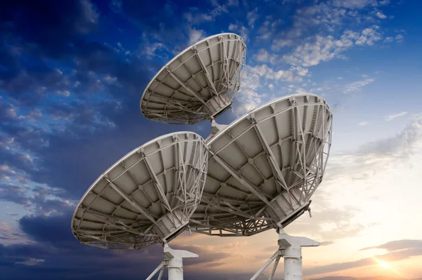 Satellite dish antennas — Stock Photo, Image