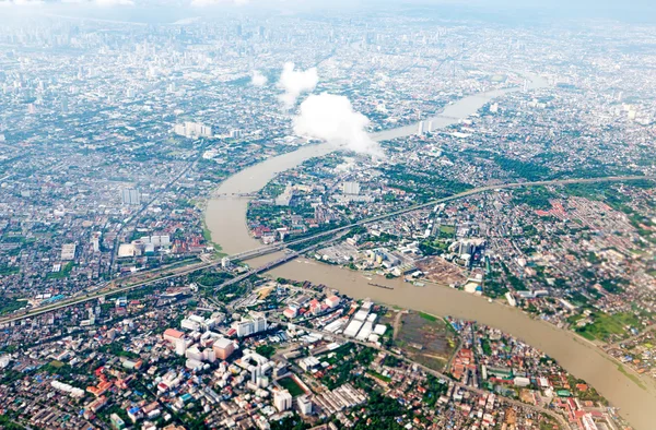 Luftaufnahme der Innenstadt — Stockfoto