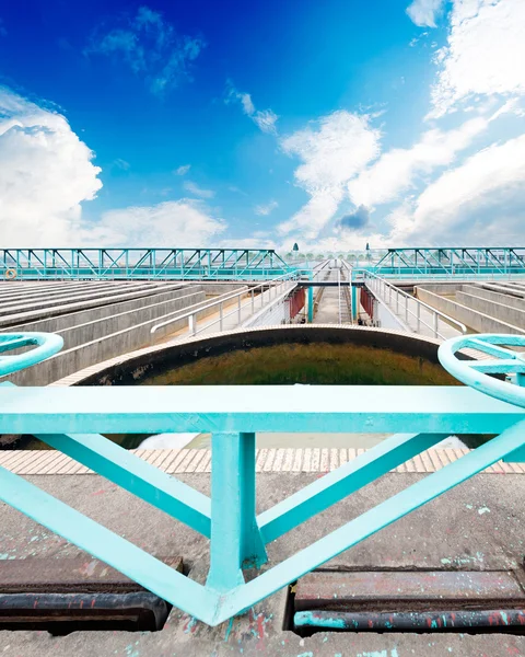 Modern urban wastewater treatment plant. — Stock Photo, Image