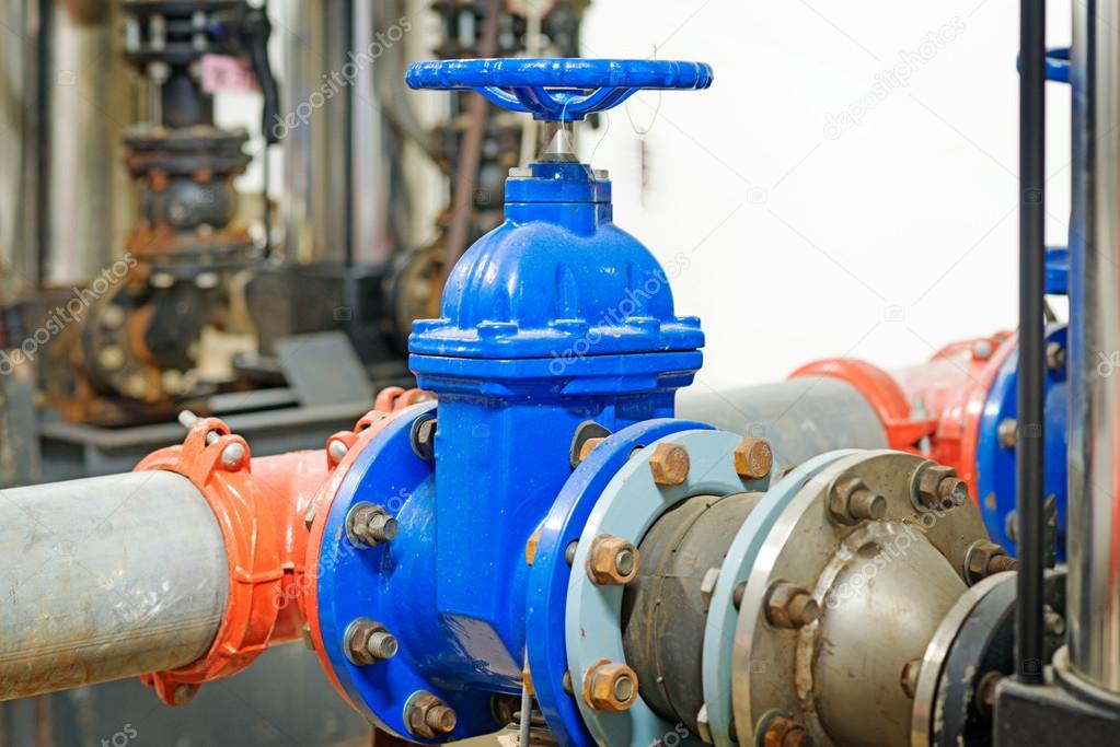 industrial valve in petrochemical factory