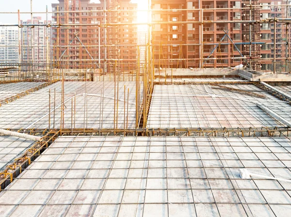 Estrutura do telhado, íon de construção — Fotografia de Stock