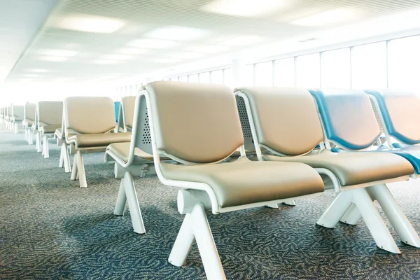 Bench in the shanghai pudong airport — Stock Photo, Image