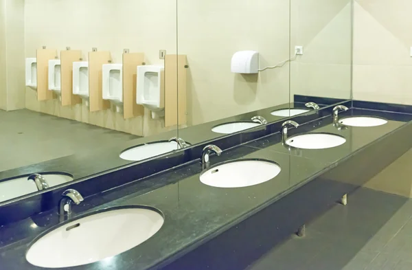 Interior of a luxury public restroom — Stock Photo, Image