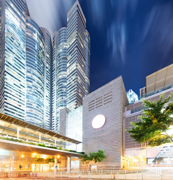 Hong Kong city at night — Stock Photo, Image