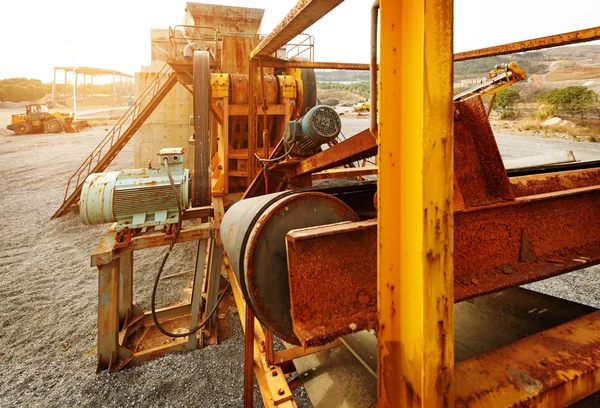 Processing plant for crushed stone — Stock Photo, Image