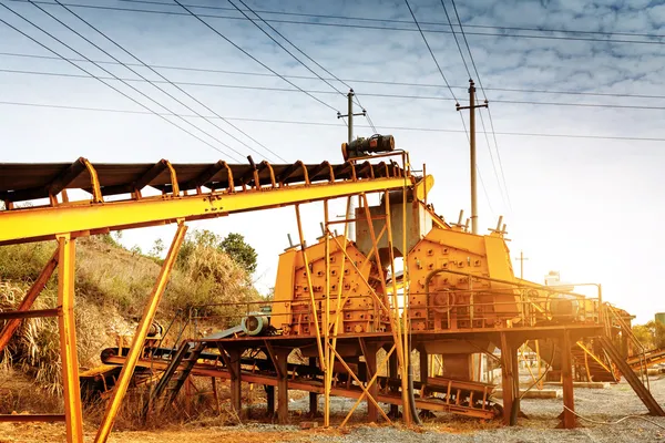 Processing plant for crushed stone — Stock Photo, Image