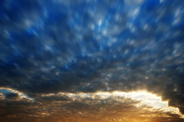 Sky background on sunset — Stock Photo, Image