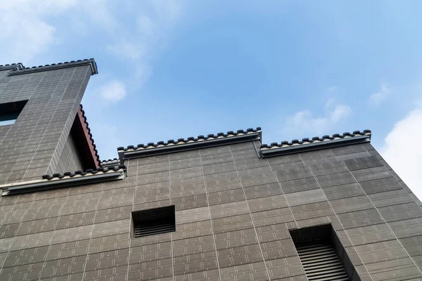 Çin Anhui Eyaleti Mimari Tarzı — Stok fotoğraf
