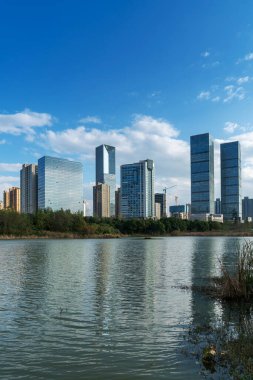 Çin 'deki Lakeside modern ofis binası