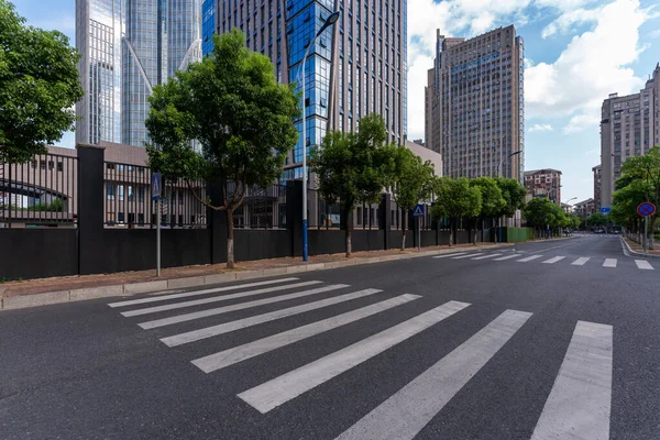 Století Avenue Pouliční Scény Šanghaji Lujiazui Čína — Stock fotografie