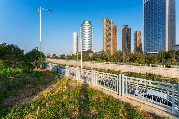 Daytime Shot City Skyline — Stock Photo, Image