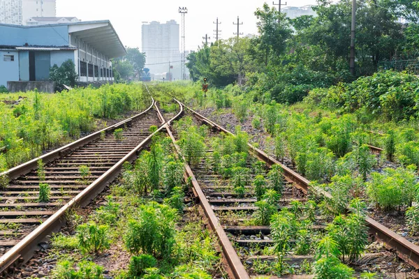 Caminho Para Frente Ferroviário Livre — Fotografia de Stock