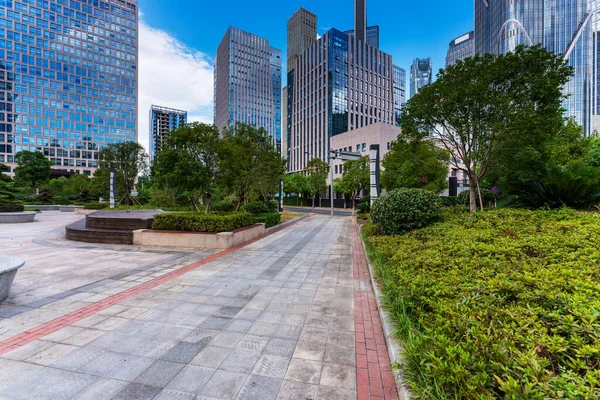 Die Jahrhundertallee Der Straßenszene Shanghai Lujiazui China — Stockfoto