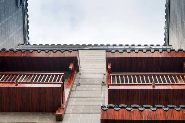 Chiny Prowincja Anhui Prowincji Prowincji Styl Architektoniczny — Zdjęcie stockowe