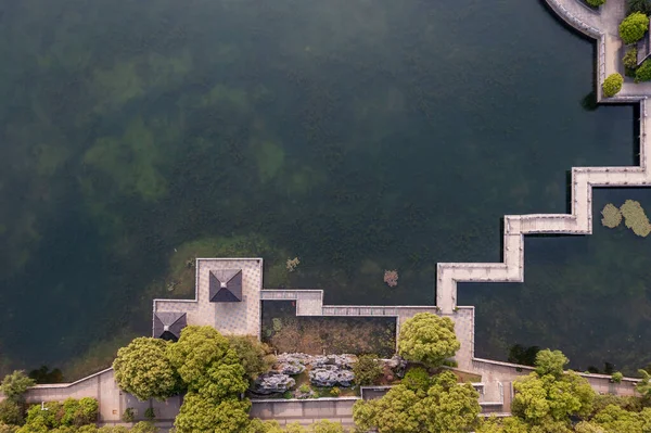 Aerial Photography Ancient Buildings China — Stock Photo, Image