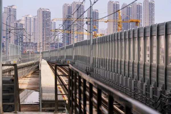 Cityscape Monorail Sky Train Tokyo — Stock Photo, Image