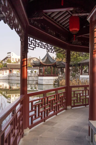 Jardim Tradicional Estilo Jiangnan — Fotografia de Stock