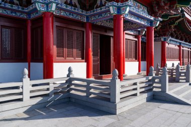 Tengwang Pavyonu, Nanchang, geleneksel, antik Çin mimarisi, ahşaptan yapılmış..